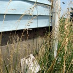 Closer view of entrance and vent.